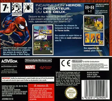 Ultimate Spider-Man (France) box cover back